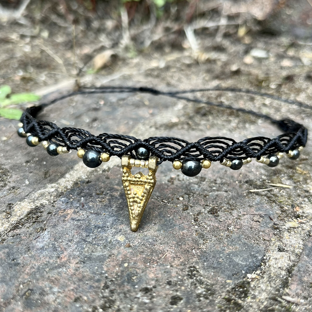 Ras de cou « Pléioné » Hématite