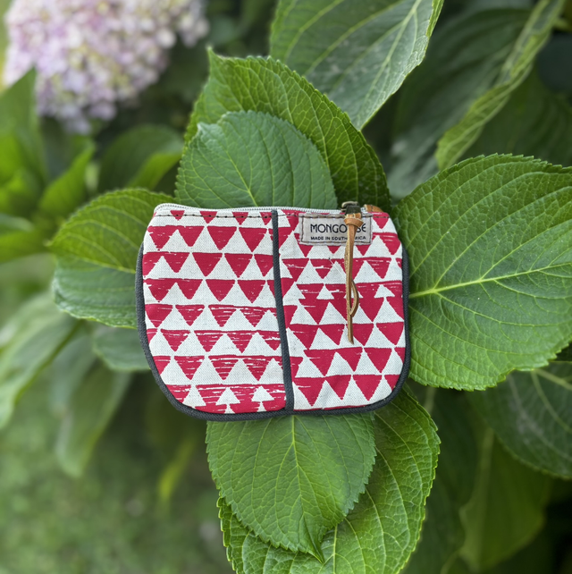 Patchy Purse Diamond Red/Natural