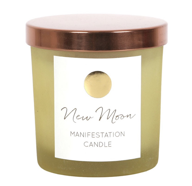 New Moon Wild Orange Crystal Candle