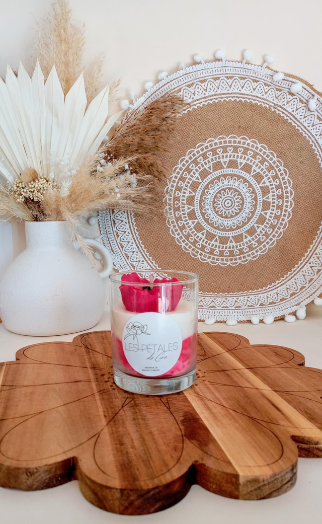Bougie Fleur Coquelicot 
