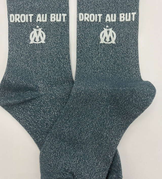 Chaussettes a paillettes phospho DROIT AU BUT phospho