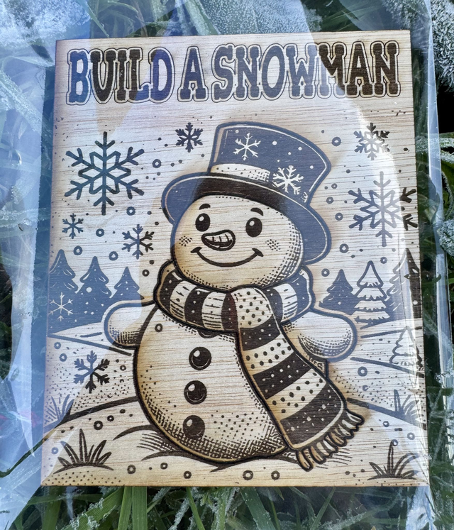 Snow Man Multi-Piece Puzzle