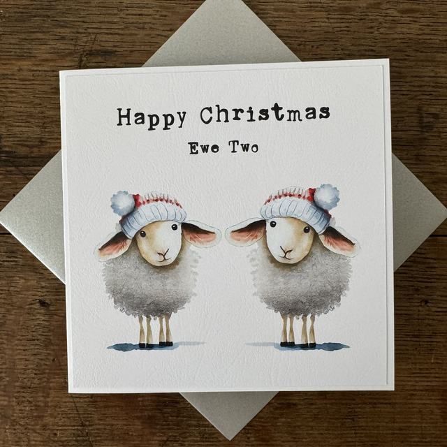 CX9 Happy Christmas Ewe Two