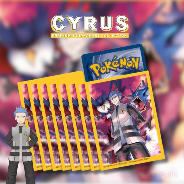 Pokémon TCG: Premium Tournament Collection Sleeves - Cyrus (65kpl)
