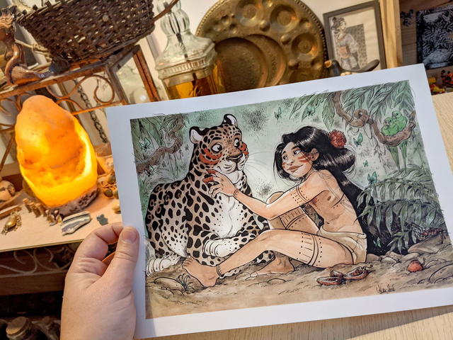 Roucou, petit poster format A4