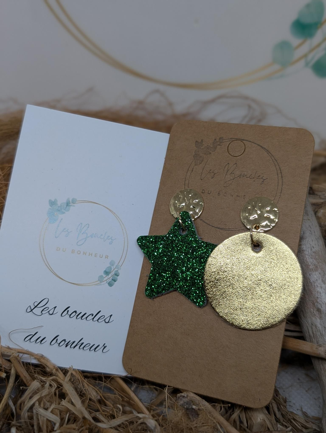 Boucles d&#039;oreilles Asymétrique ag139