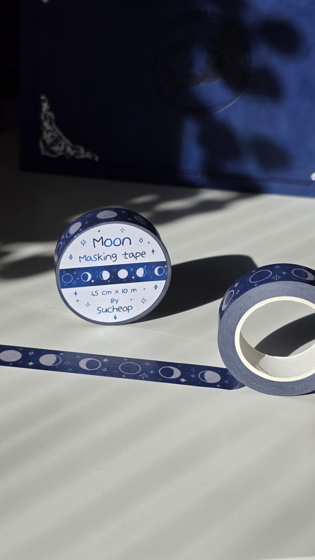 Masking Tape Moon