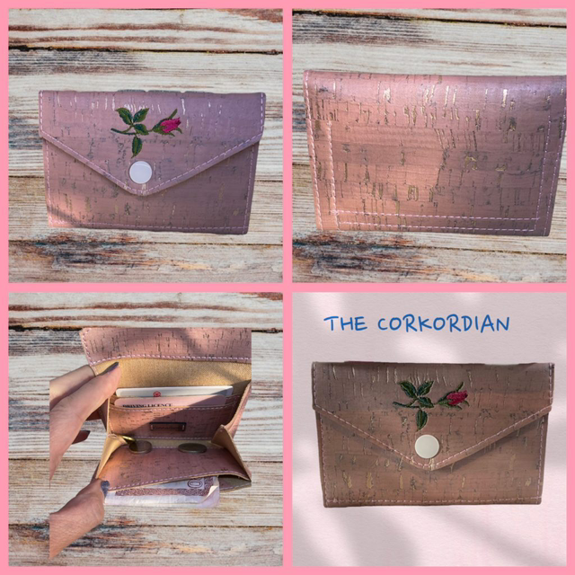 The Corkordian Rose Wallet
