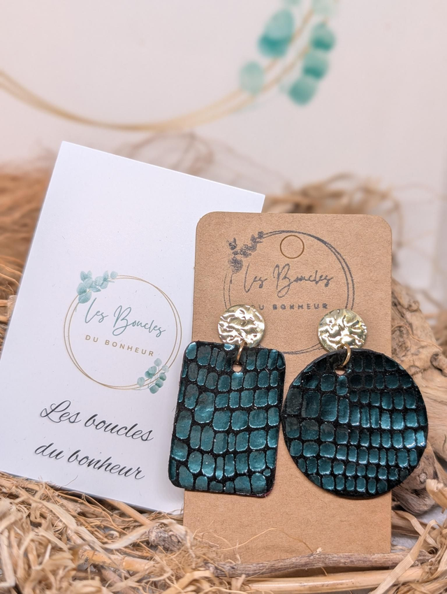 Boucles d'oreilles Asymétrique zk137