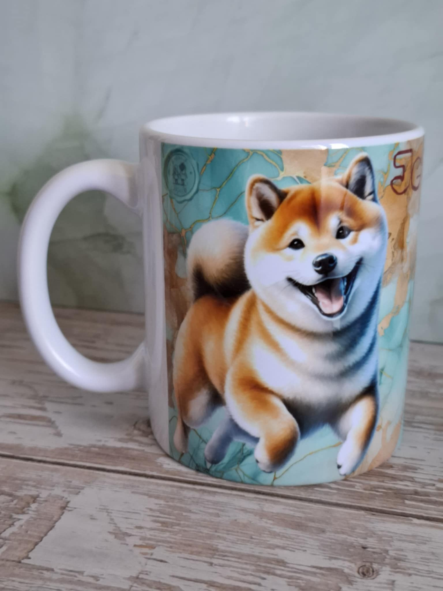 Mug blanc shiba