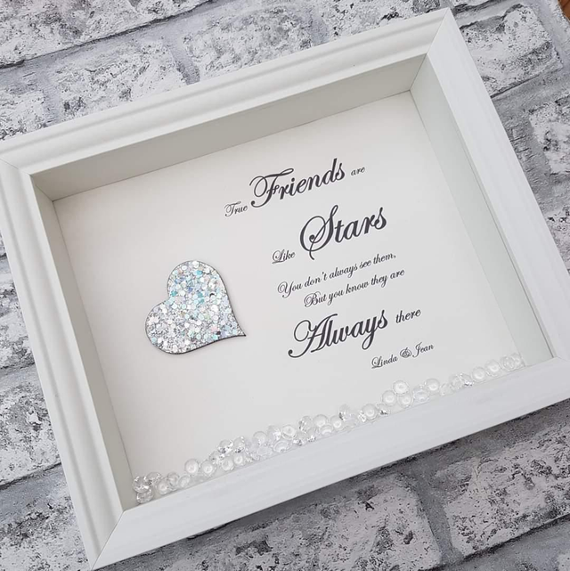 Friends are like stars, personalised gift