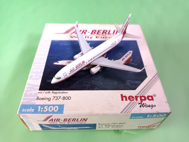 Air Berlin B737-800 (D-ABAD), 1:500, Herpa