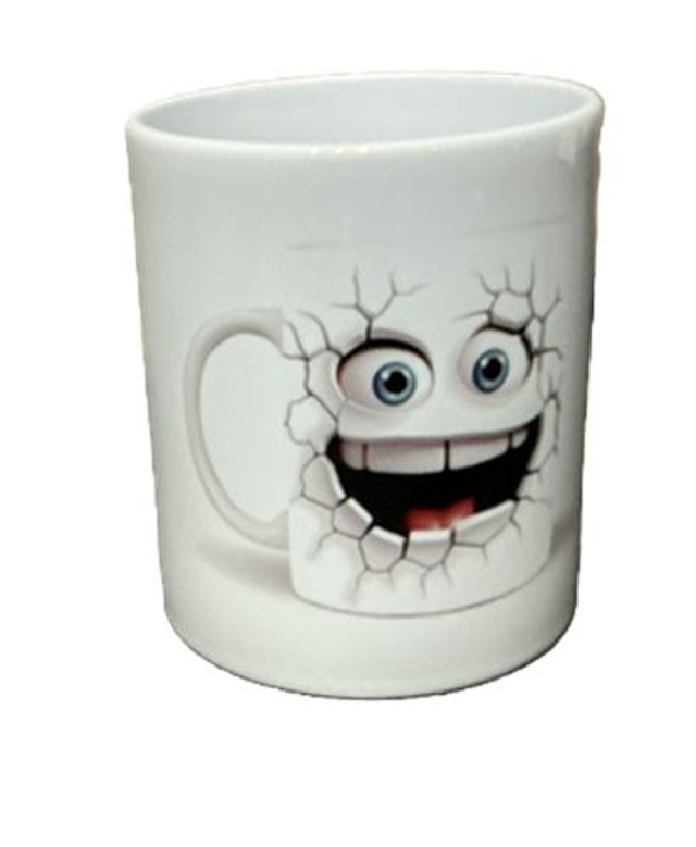 Crazzy Face Mug - 11oz Personalized Ceramic Mug
