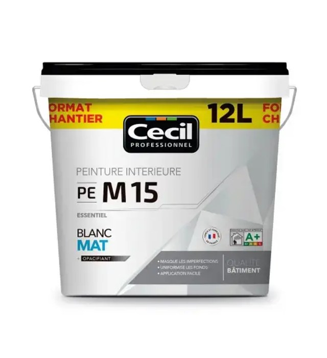 CECIL PRO PE M15 Blanc essentiel mat 12 L
