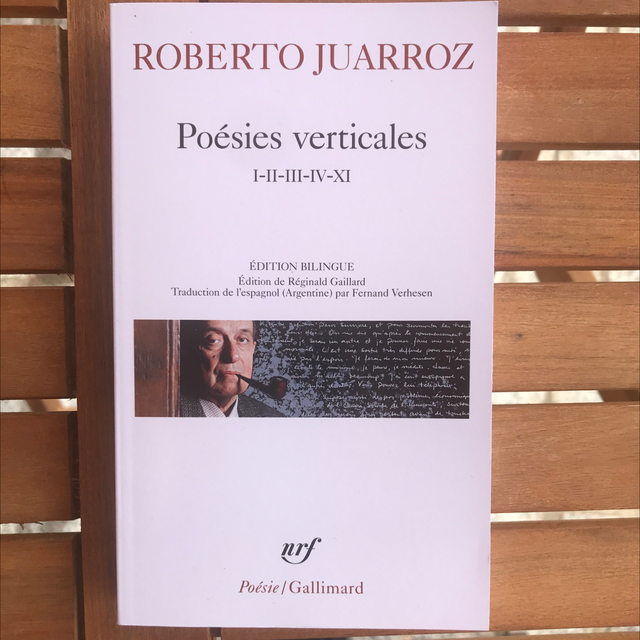 JUARROZ Roberto - Poésies verticales I-II-III-IV-XI (bilingue)