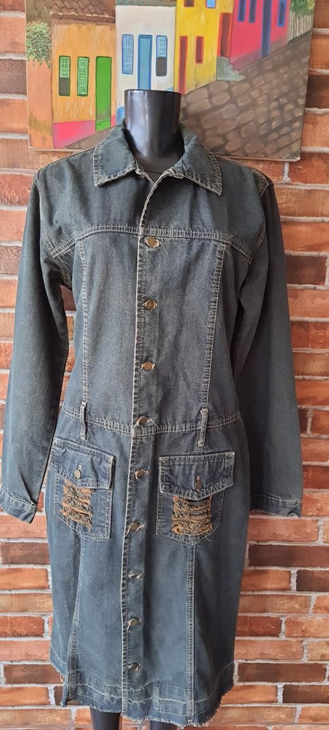 Vestido/Sobretudo Jeans T/44