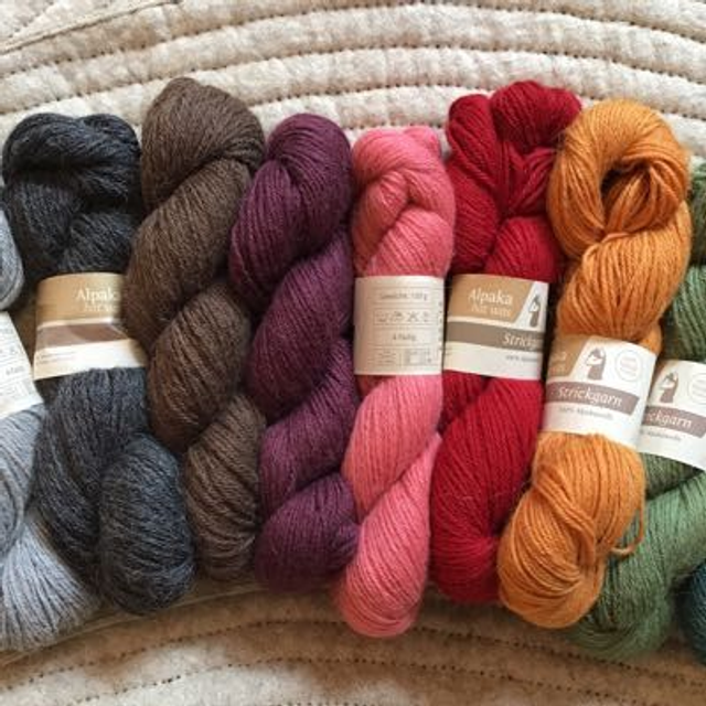 Alpaka Strickwolle