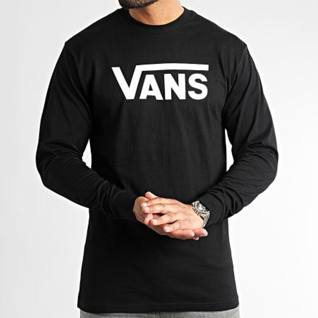 T-Shirt manches longues Vans &quot;Off the Wall&quot; noir