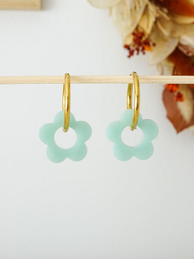 Petite fleur : Vert pastel