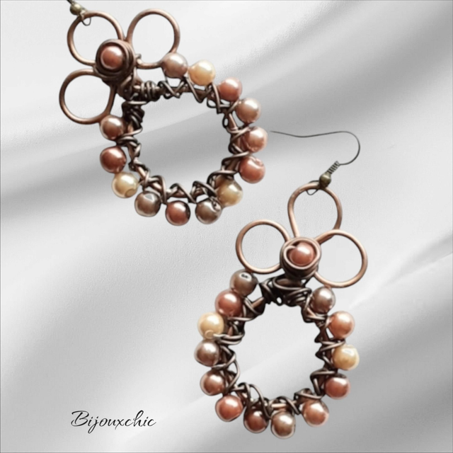 Boucles d’oreilles Élégance Automnale 