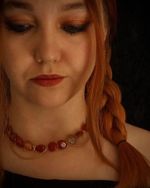 Golden Veins Necklace