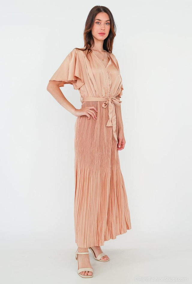 Abito anni 40 rosa cipria