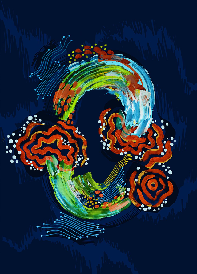 Colour wave #1 / A6, A5, A4, A3, A2 print