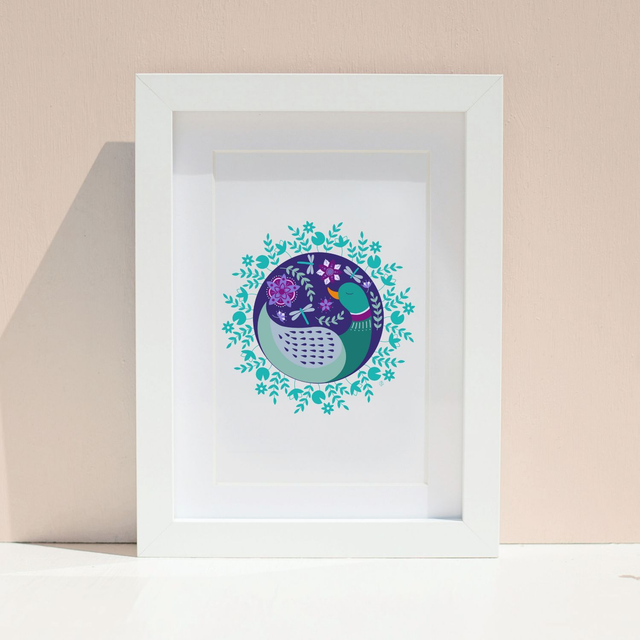 "Canard" Cadre 13x18cm