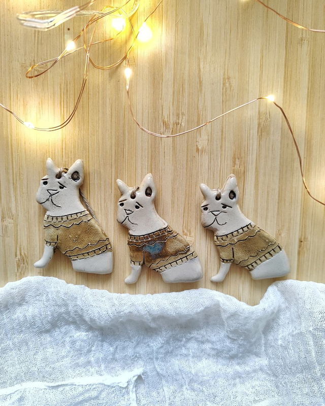 Bombka zawieszka piesek buldożek