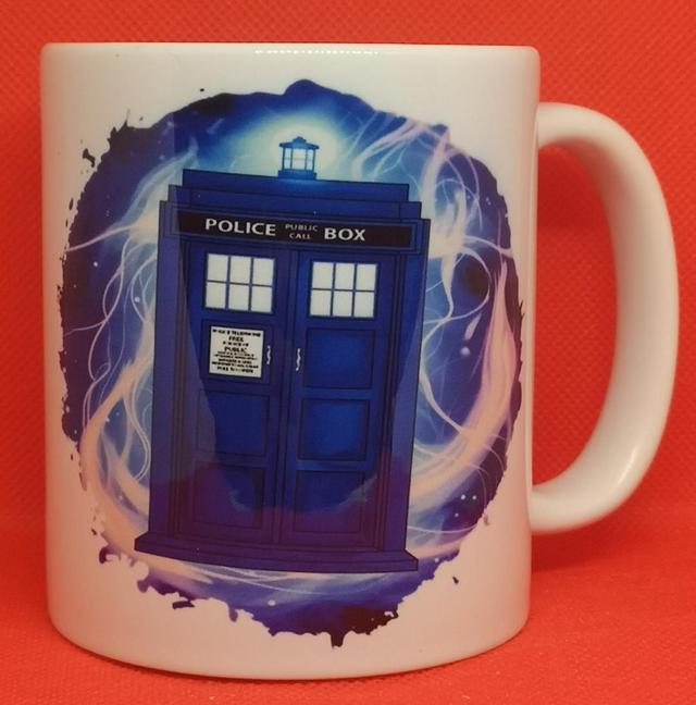 Custom Unofficial Printed Doctor Who Mug. 