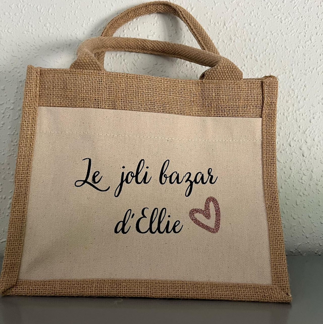 Petit sac jute 