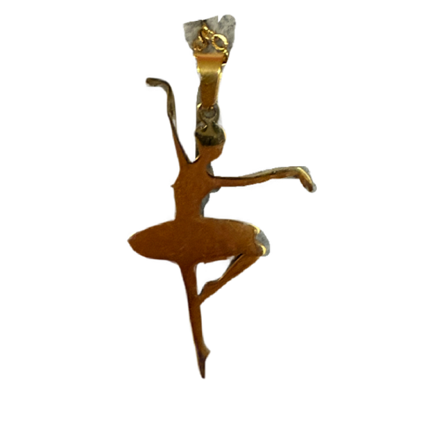 Gold Ballerina Necklace