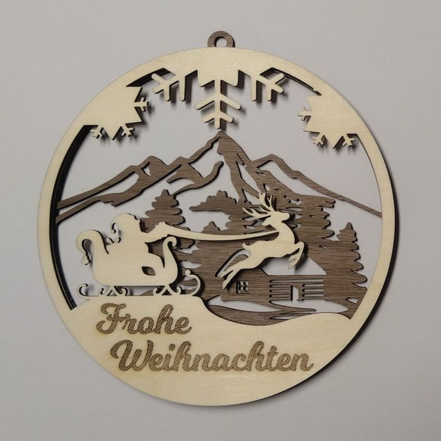 Hänger für Weihnachtsfenster