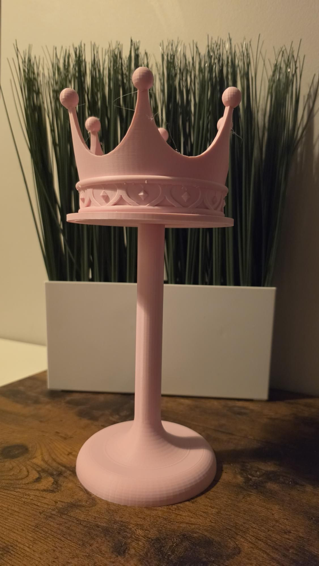 P Louise Inspired Lip Balm & Makeup Rotating Crown Holder
