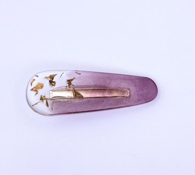 Barrettes en résine 