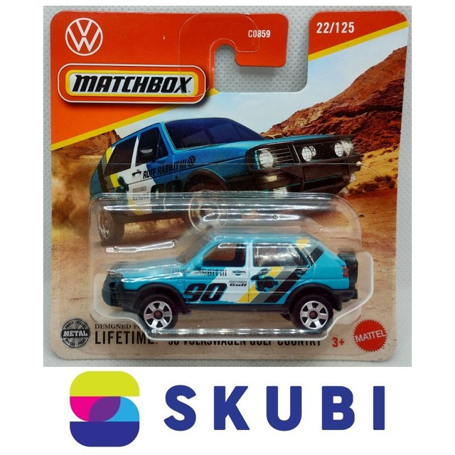 1990 Volkswagen Golf Country 90 Ruff Rabbit III - Matchbox 22/125