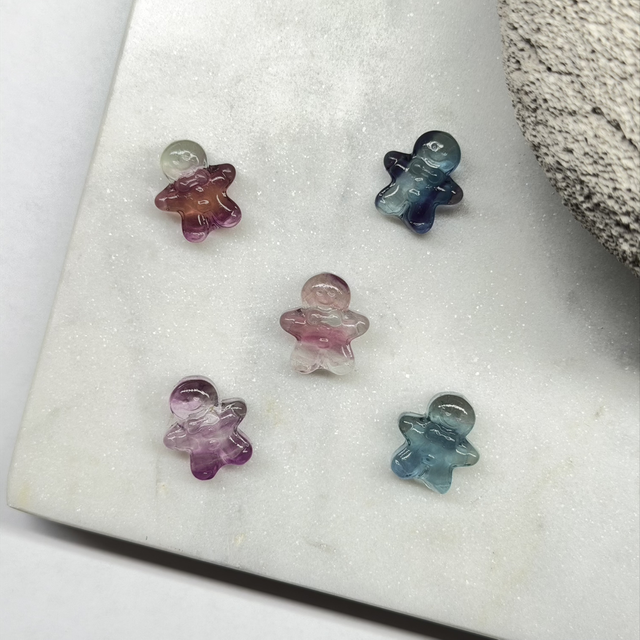 Mini Fluoritt Pepperkakemann