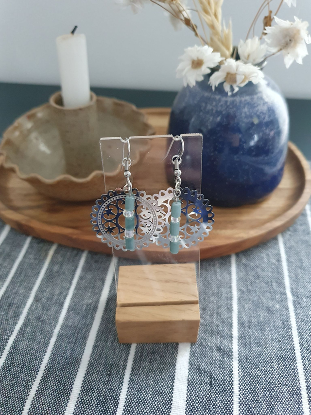Boucles d'oreilles silver Marie