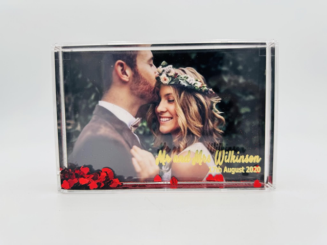 Heart Blox - Photo Frame with foil engraved front