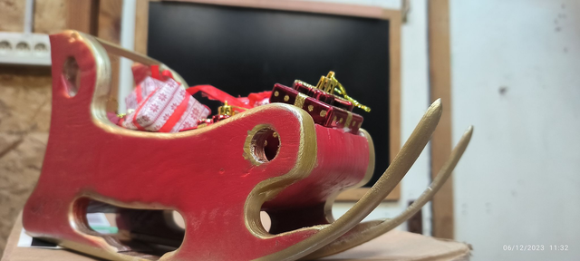 traîneau père noël 