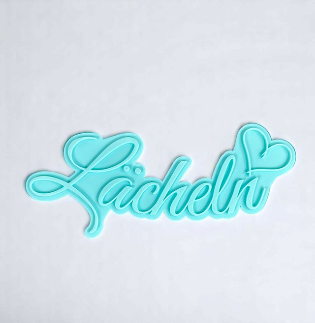 "Lächeln" - Tonstempel 19 cm