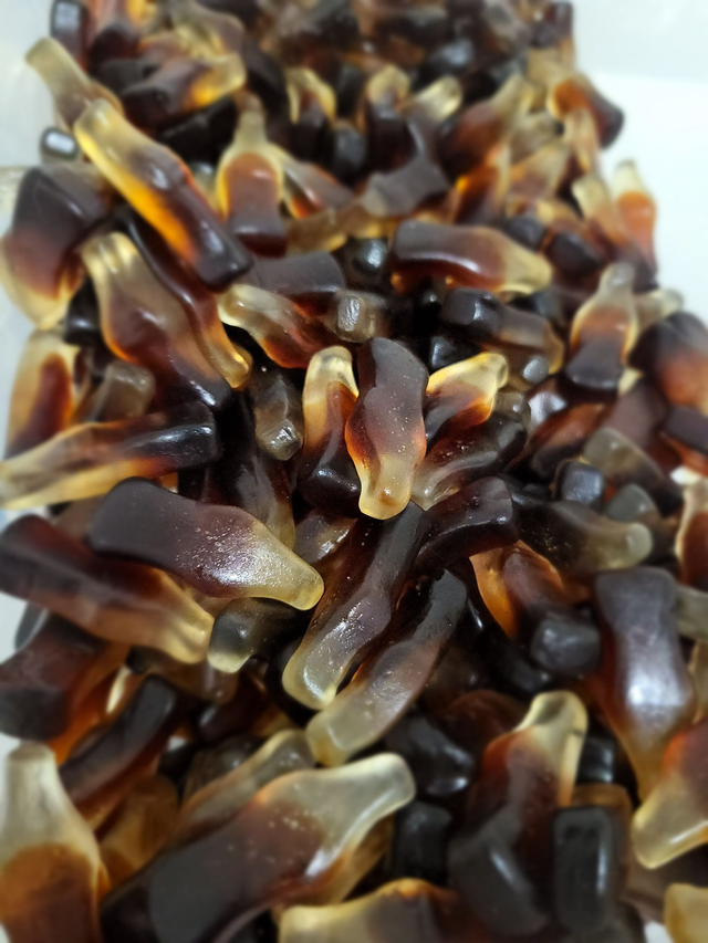 Bouteilles cola gel sans sucre (100g)