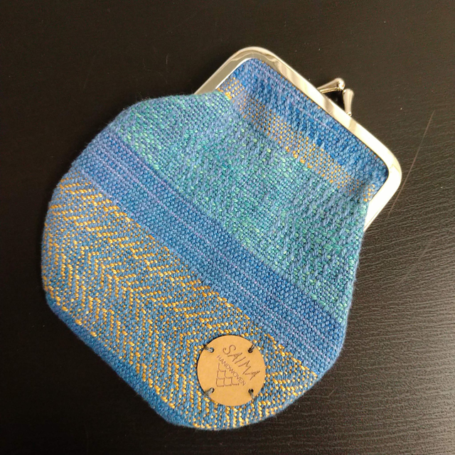 Kukkaro sininen, raidallinen