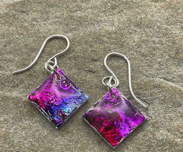Metallic square dangles #2