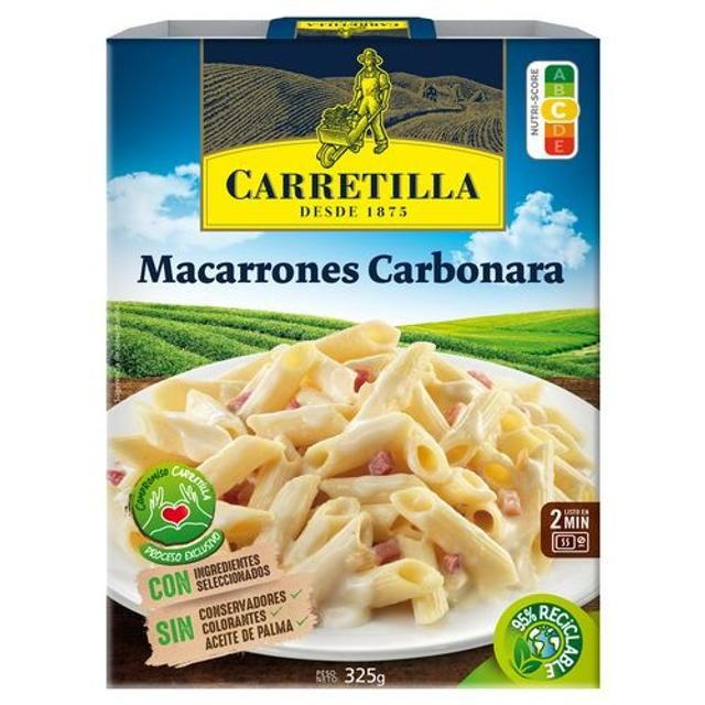 Carretilla Macarrones Carbonara 325gr