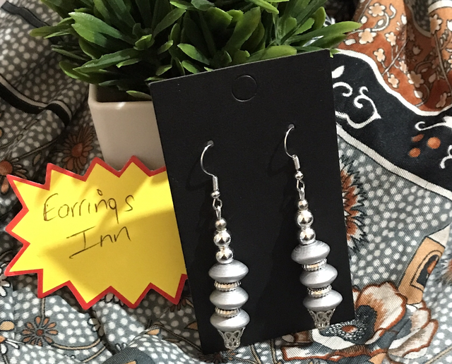 Grey Dangling Earrings - GRDE12