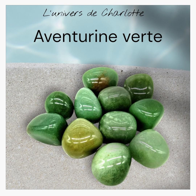 Pierre roulée "Aventurine verte"
