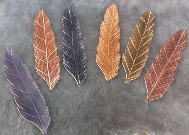 Marque page en forme de plume