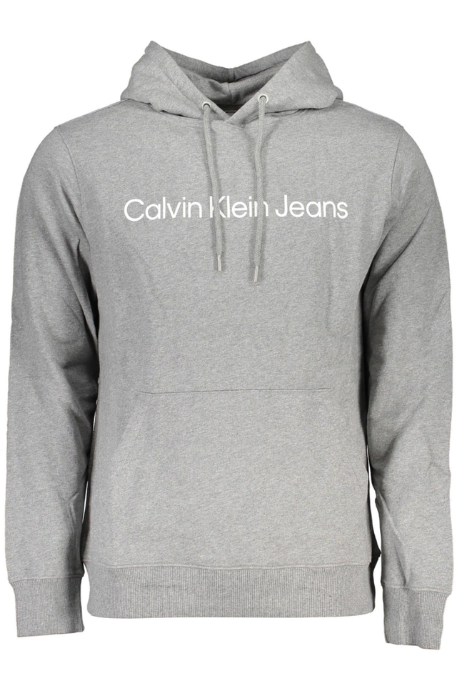 CALVIN KLEIN FELPA SENZA ZIP UOMO GRIGIO