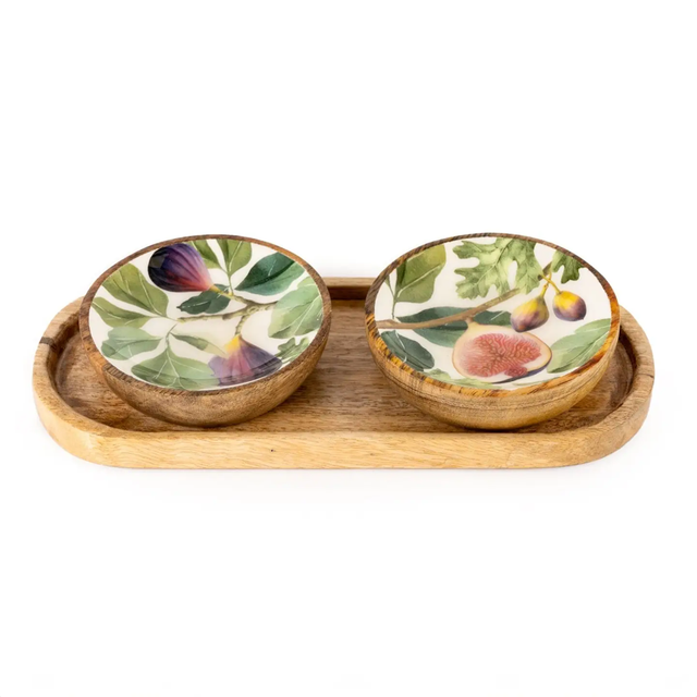 Set of 2 Dipping Bowls - Figs